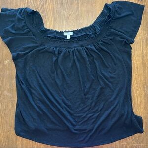 LC Lauren Conrad Black Blouse